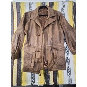 Vintage Leather Jacket. Made in USA. Cassidy Leather Fashions